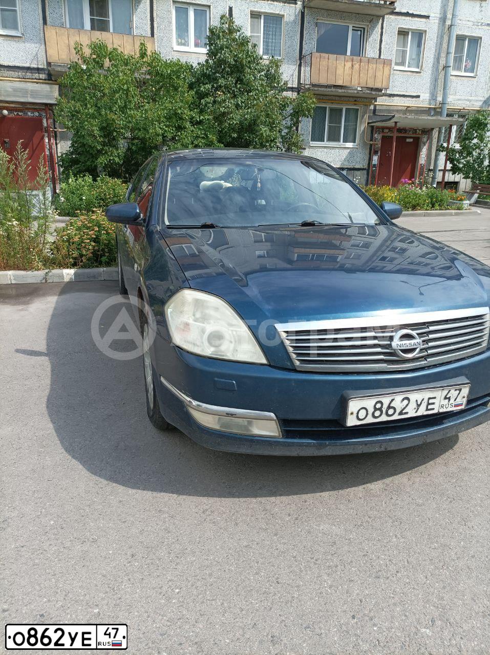Фото автомобиля NISSAN TEANA, 2006 — госномер М116НУ178. Цвет: СИНИЙ