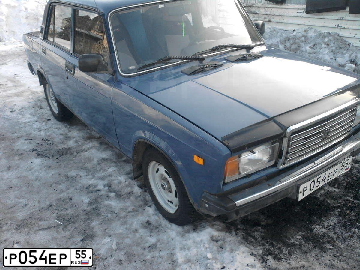 Фото автомобиля LADA 2107 LADA, 2006 — госномер Р054ЕР55. Цвет: синий