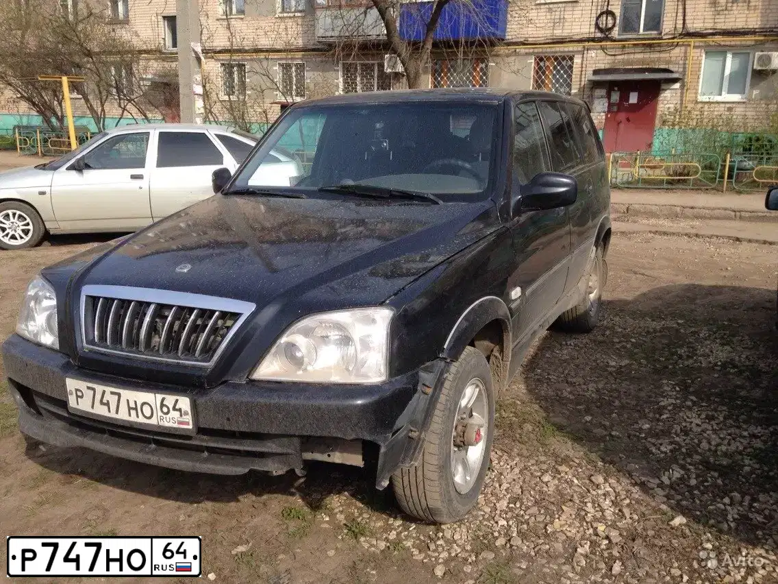 Фото автомобиля TAGAZ ROAD PARTNER, 2009 — госномер Р747НО64. Цвет: ЧЕРНЫЙ