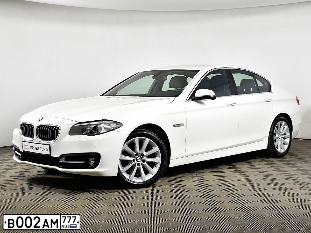 Фото автомобиля BMW SERIE 5, 2013 — госномер С727КХ797. Цвет: Белый