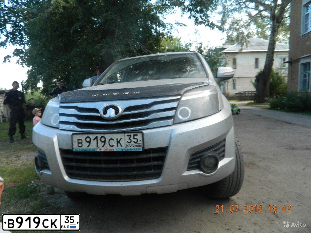 Фото автомобиля GREAT WALL HOVER, 2012 — госномер В919СК35. Цвет: СВЕТЛО-СЕРЫЙ