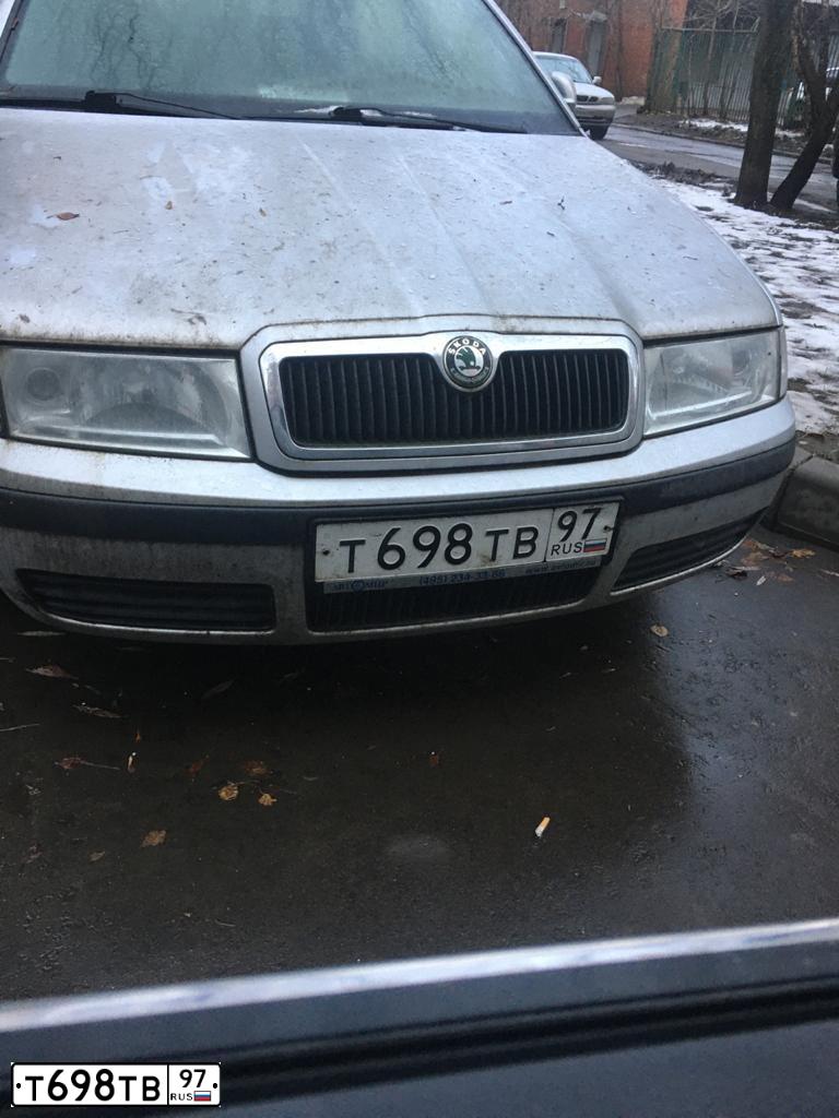 Фото автомобиля SKODA OCTAVIA, 2008 — госномер Т698ТВ97. Цвет: СЕРЫЙ МЕТАЛЛИК