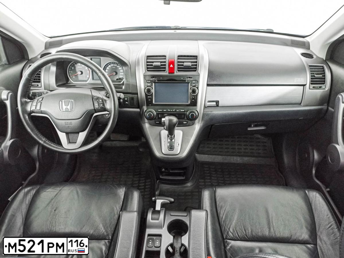 Фото автомобиля HONDA CR-V, 2008 — госномер М521РМ116. Цвет: ЧЕРНЫЙ