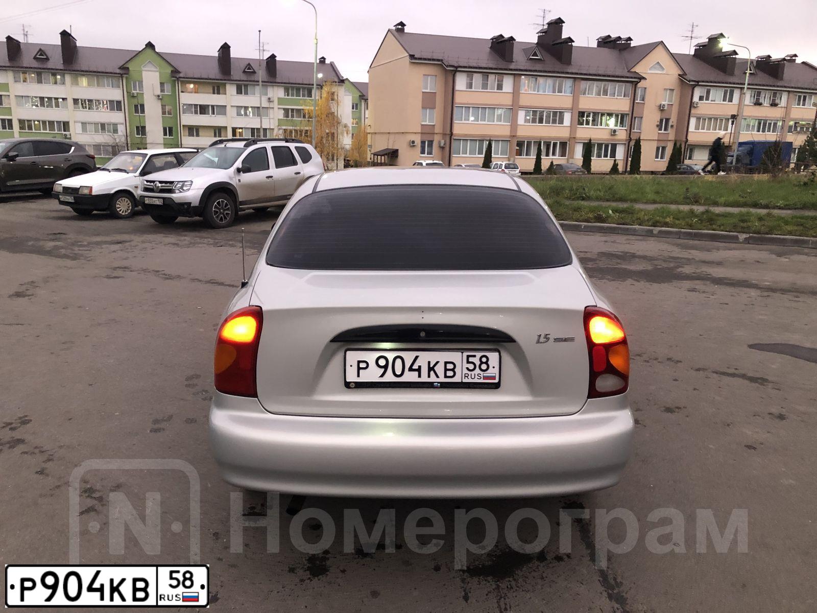 Фото автомобиля ZAZ CHANCE, 2010 — госномер Р904КВ58. Цвет: СЕРО-ЗОЛОТИСТЫЙ