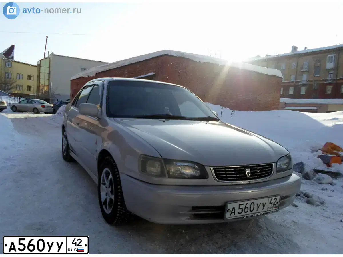Фото автомобиля TOYOTA COROLLA, 1998 — госномер М638УМ154