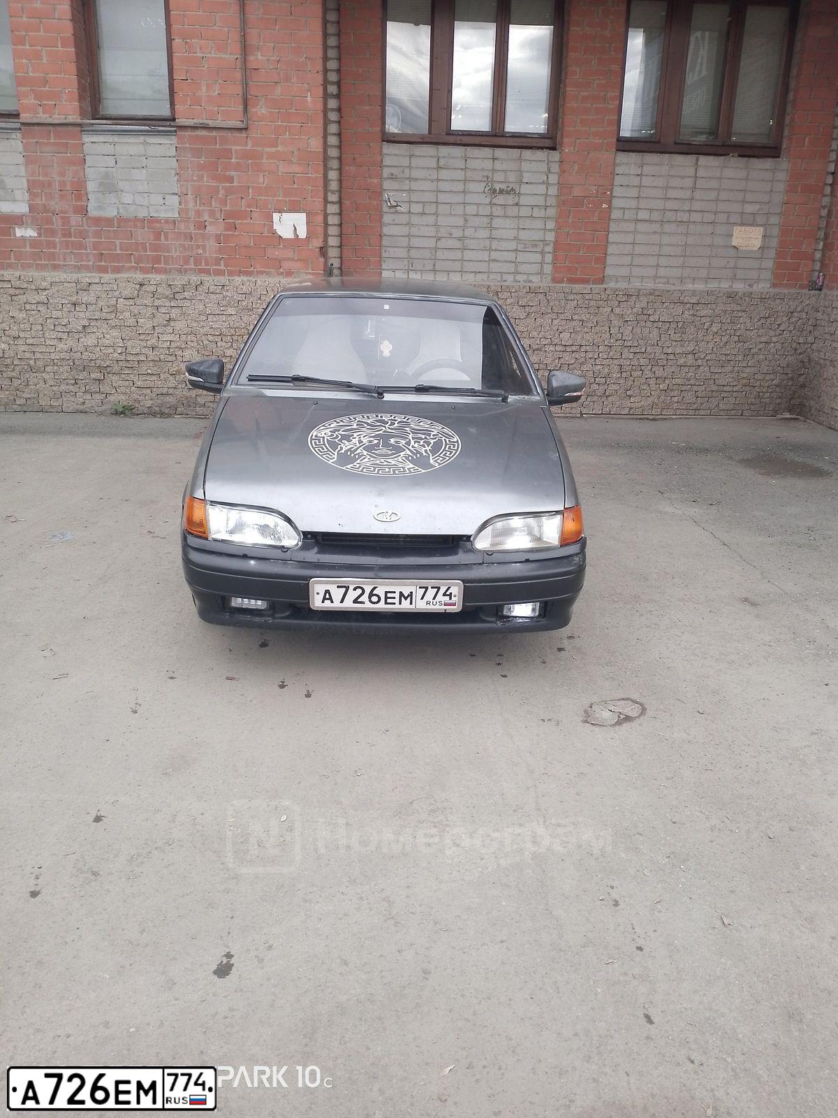 Фото автомобиля LADA 2114 SAMARA, 2004 — госномер А726ЕМ774. Цвет: СЕРО-ЗЕЛЕНЫЙ