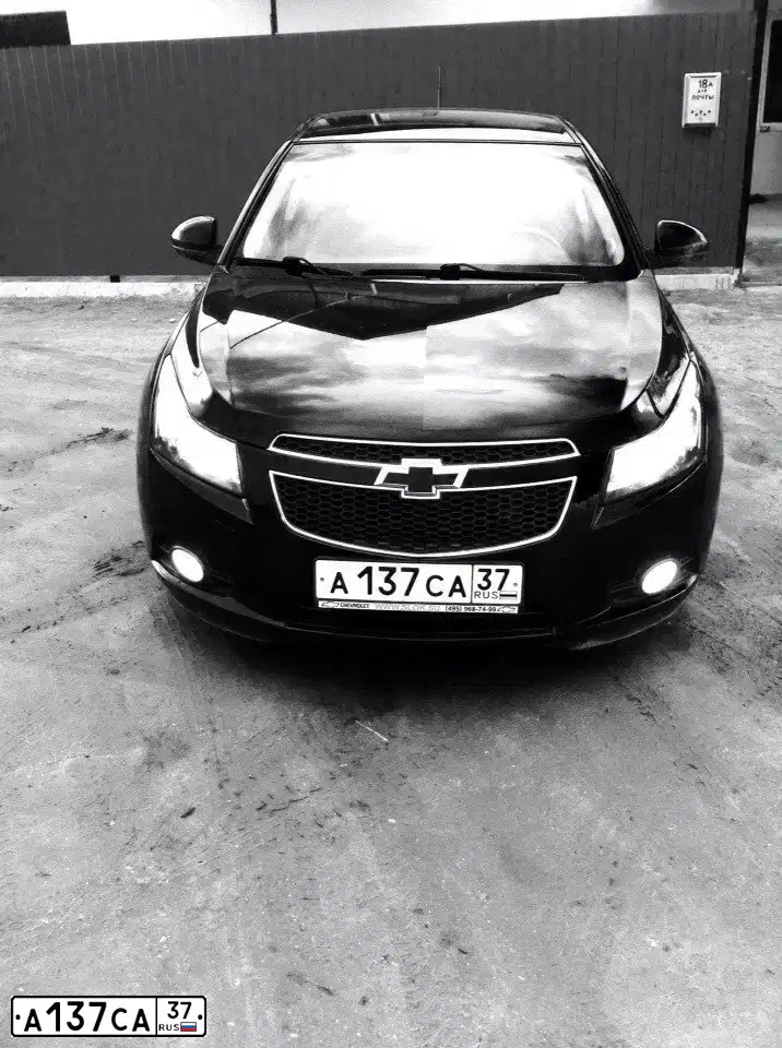 Фото автомобиля CHEVROLET CRUZE, 2010 — госномер А484АХ197. Цвет: ЧЕРНЫЙ
