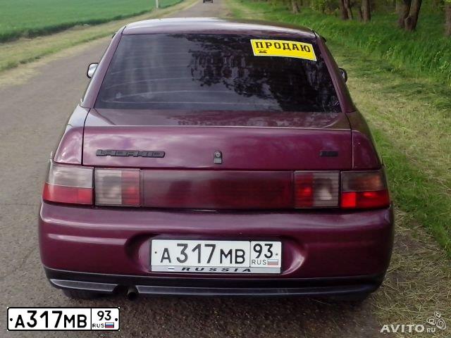 Фото автомобиля LADA 2110, 1998 — госномер А317МВ93. Цвет: СЕРЕБРИСТО ТЕМНО КРАСНЫЙ