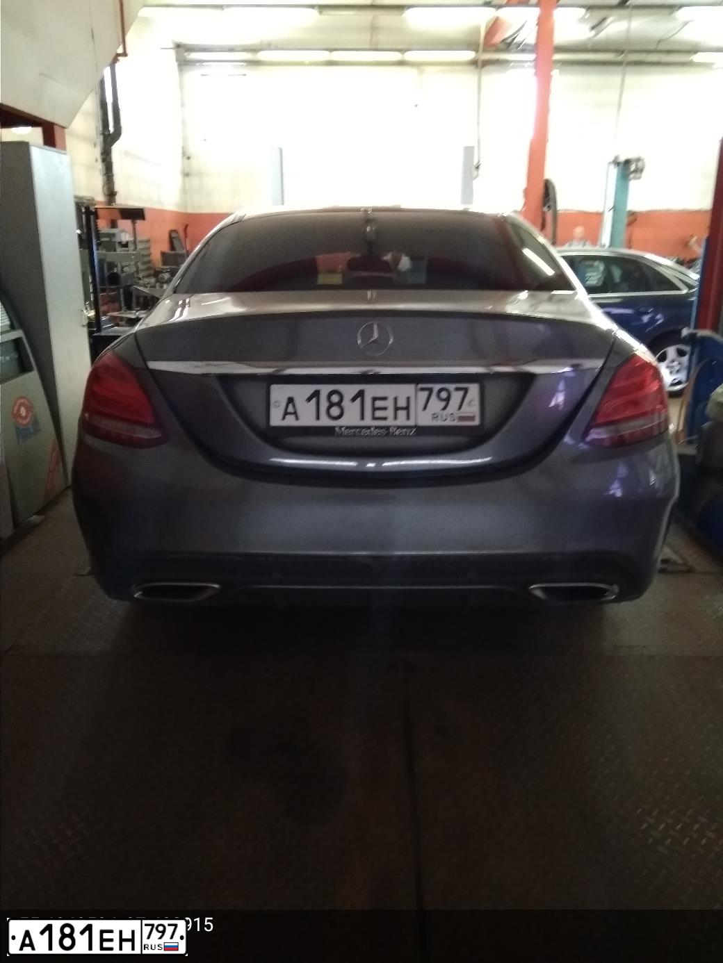 Фото автомобиля MERCEDES C-KLASSE, 2017 — госномер К353УМ716. Цвет: СЕРЫЙ