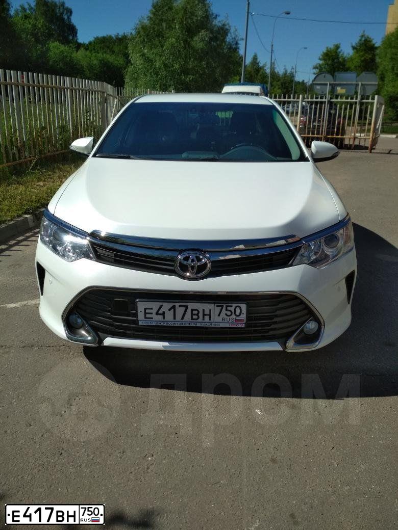 Фото автомобиля TOYOTA CAMRY, 2015 — госномер А169ТА702. Цвет: БЕЛЫЙ ПЕРЛАМУТР