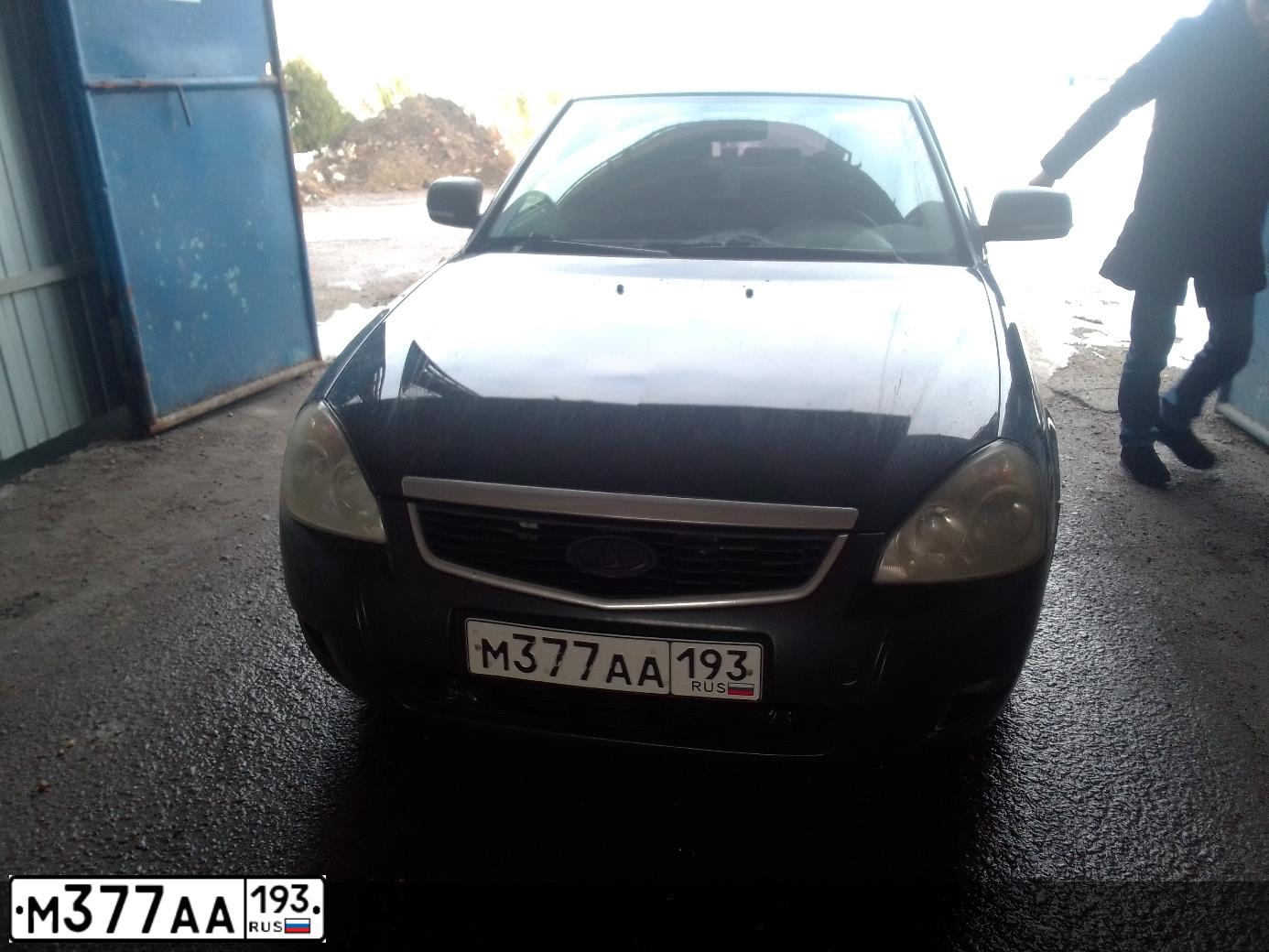 Фото автомобиля LADA 2170 PRIORA, 2007 — госномер М377АА193. Цвет: ГРАФИТОВЫЙ МЕТАЛЛИК