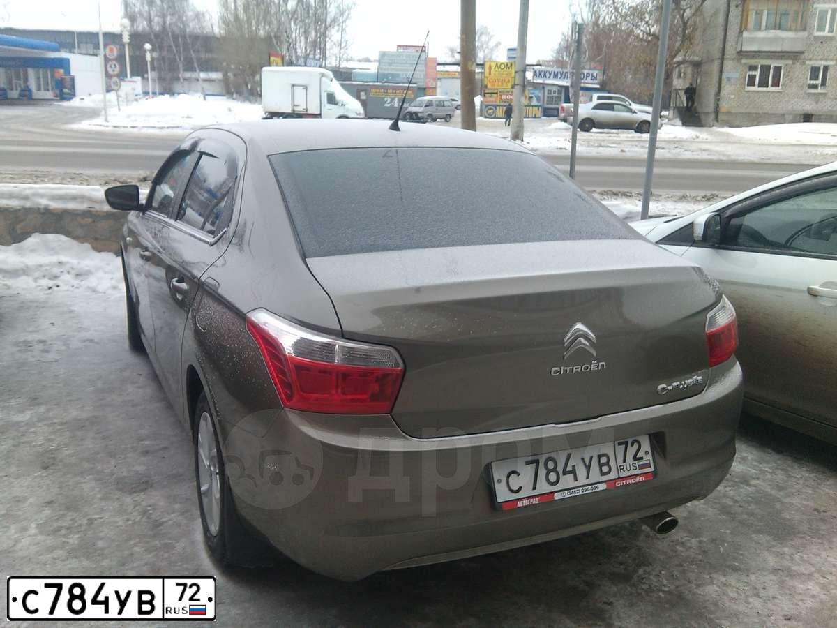 Фото автомобиля CITROEN C-ELYSEE, 2013 — госномер С138УК72. Цвет: СЕРО-КОРИЧНЕВЫЙ
