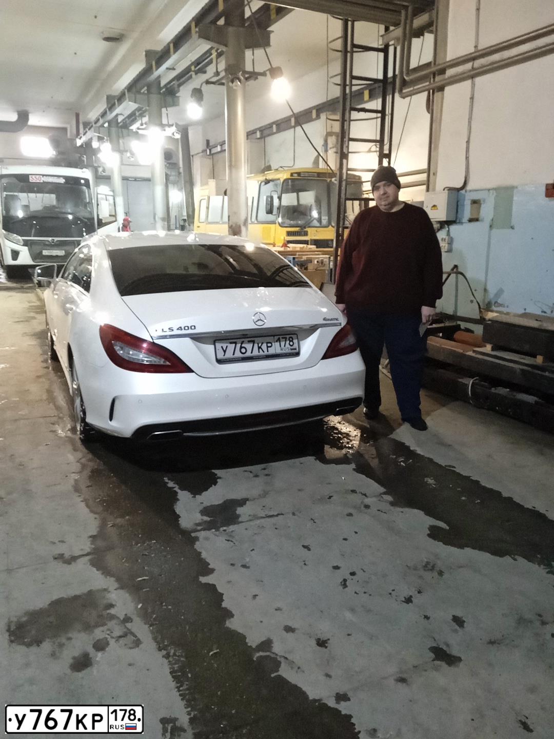 Фото автомобиля MERCEDES CLS-KLASSE, 2016 — госномер Х389ОА72. Цвет: ЧЕРНЫЙ