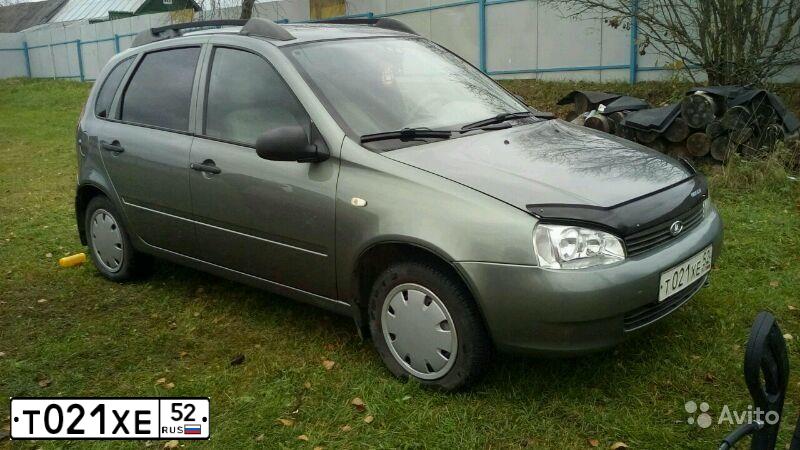 Фото автомобиля LADA 1119 KALINA, 2007 — госномер Т021ХЕ52. Цвет: Темно-серый металлик