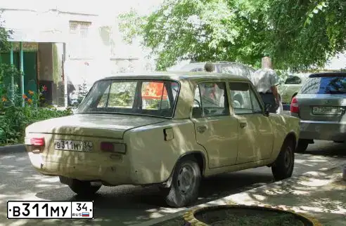 Фото автомобиля LADA 2106, 1993 — госномер В311МУ34. Цвет: Белый