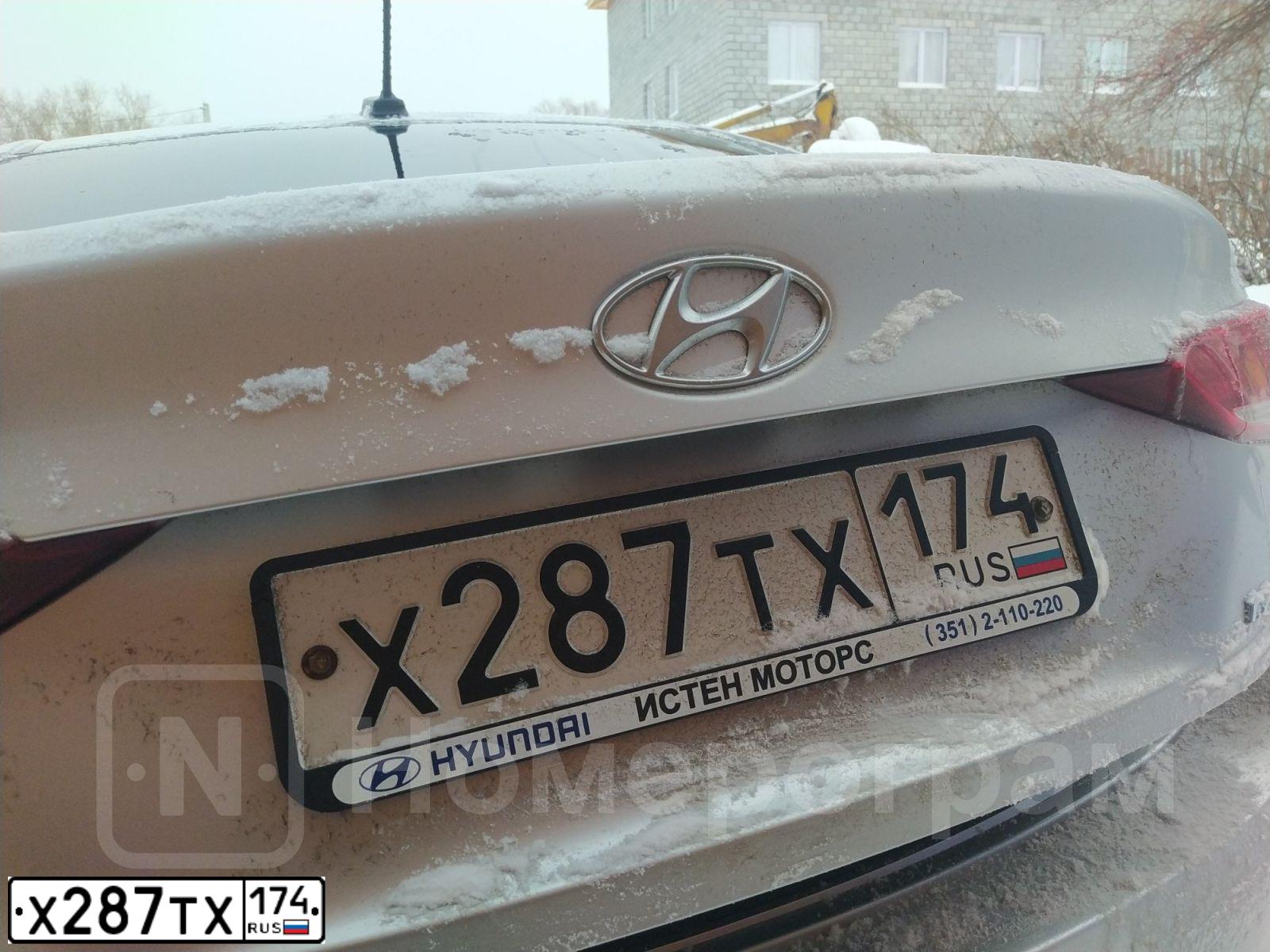Фото автомобиля HYUNDAI SOLARIS, 2017 — госномер Х287ТХ174. Цвет: СЕРЕБРИСТЫЙ