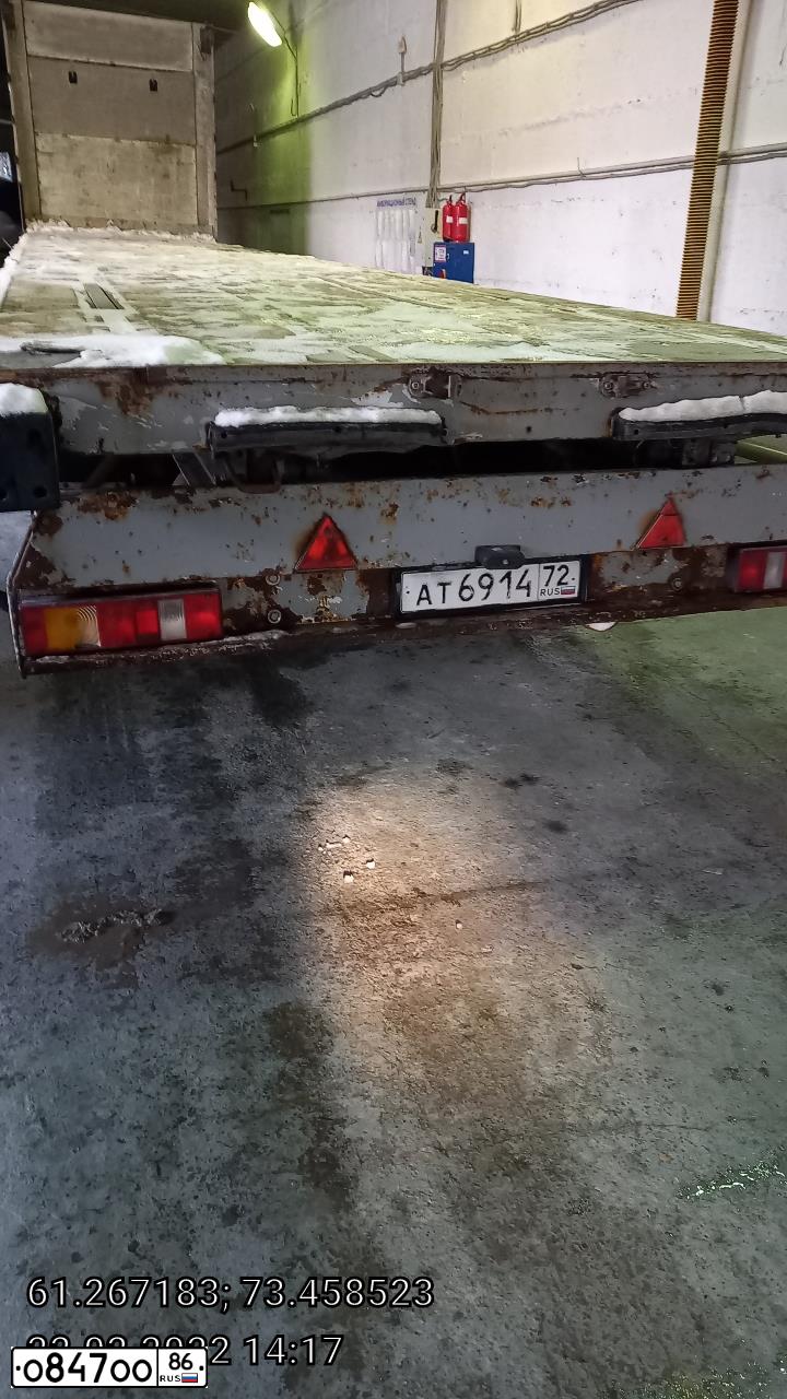 Фото автомобиля SCANIA SERIE P /6X4/, 2006 — госномер У070ТА72. Цвет: Белый
