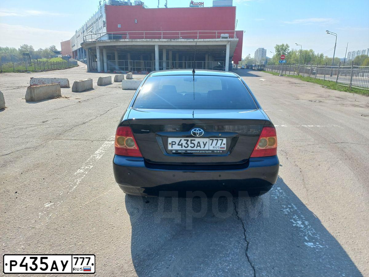 Фото автомобиля TOYOTA COROLLA, 2006 — госномер У376ЕА58. Цвет: ЧЕРНЫЙ