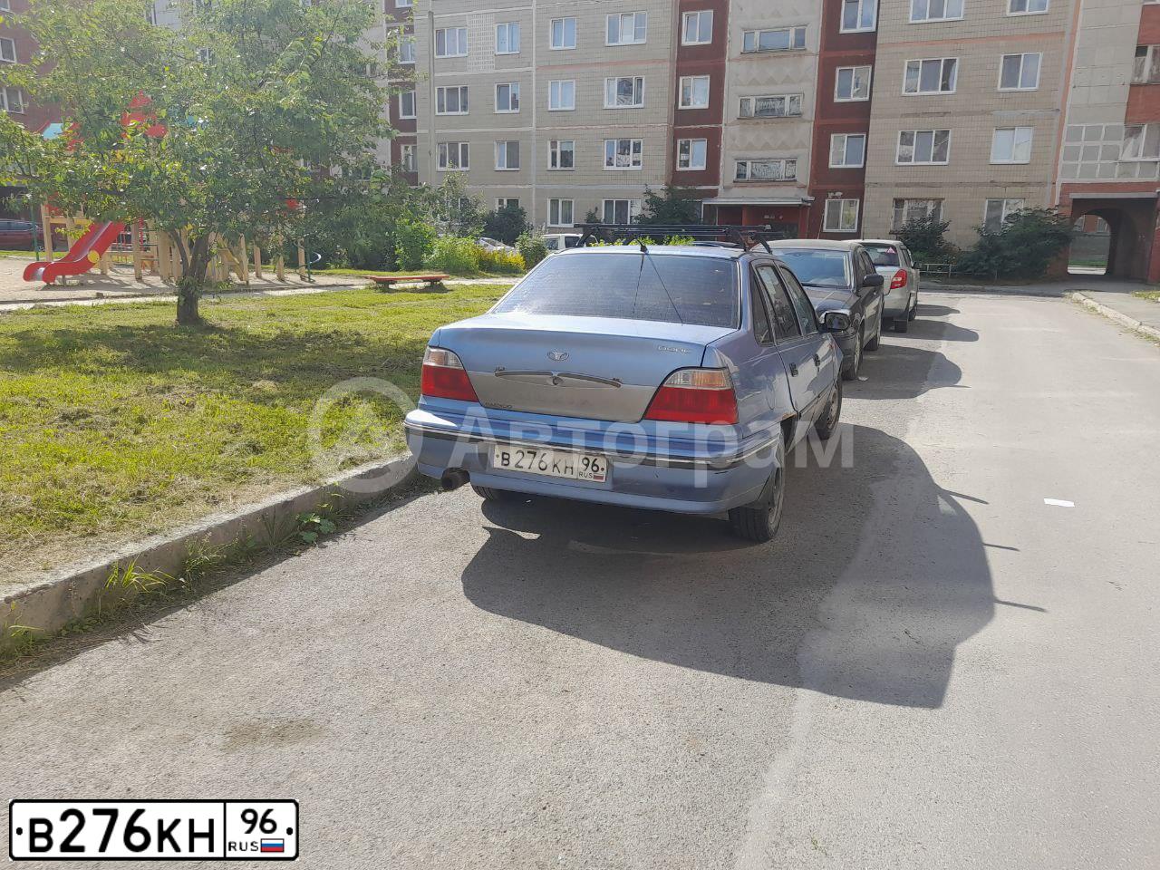 Фото автомобиля DAEWOO NEXIA, 2006 — госномер В276КН96. Цвет: ПЕРЛАМУТРОВО-ГОЛУБОЙ