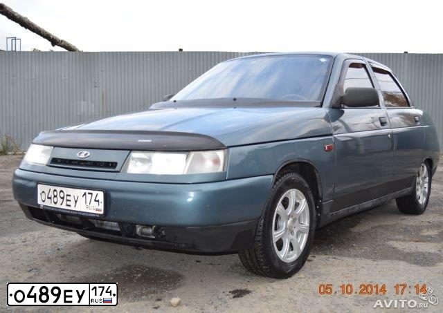 Фото автомобиля ВАЗ 21102, 2001 — госномер Р181ЕО774. Цвет: СЕРО-СИНИЙ
