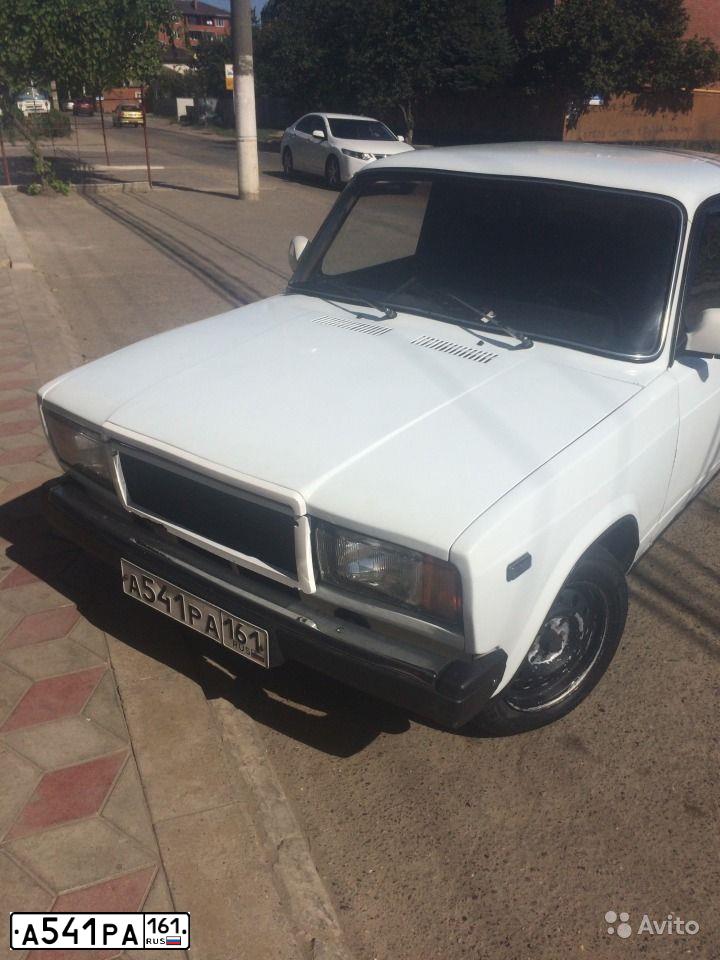 Фото автомобиля ВАЗ 210740 LADA 2107, 2007 — госномер В411ЕМ01. Цвет: ЯРКО-БЕЛЫЙ