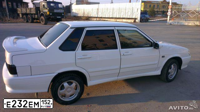 Фото автомобиля LADA 2115 SAMARA, 2011 — госномер Е232ЕМ152. Цвет: Белый