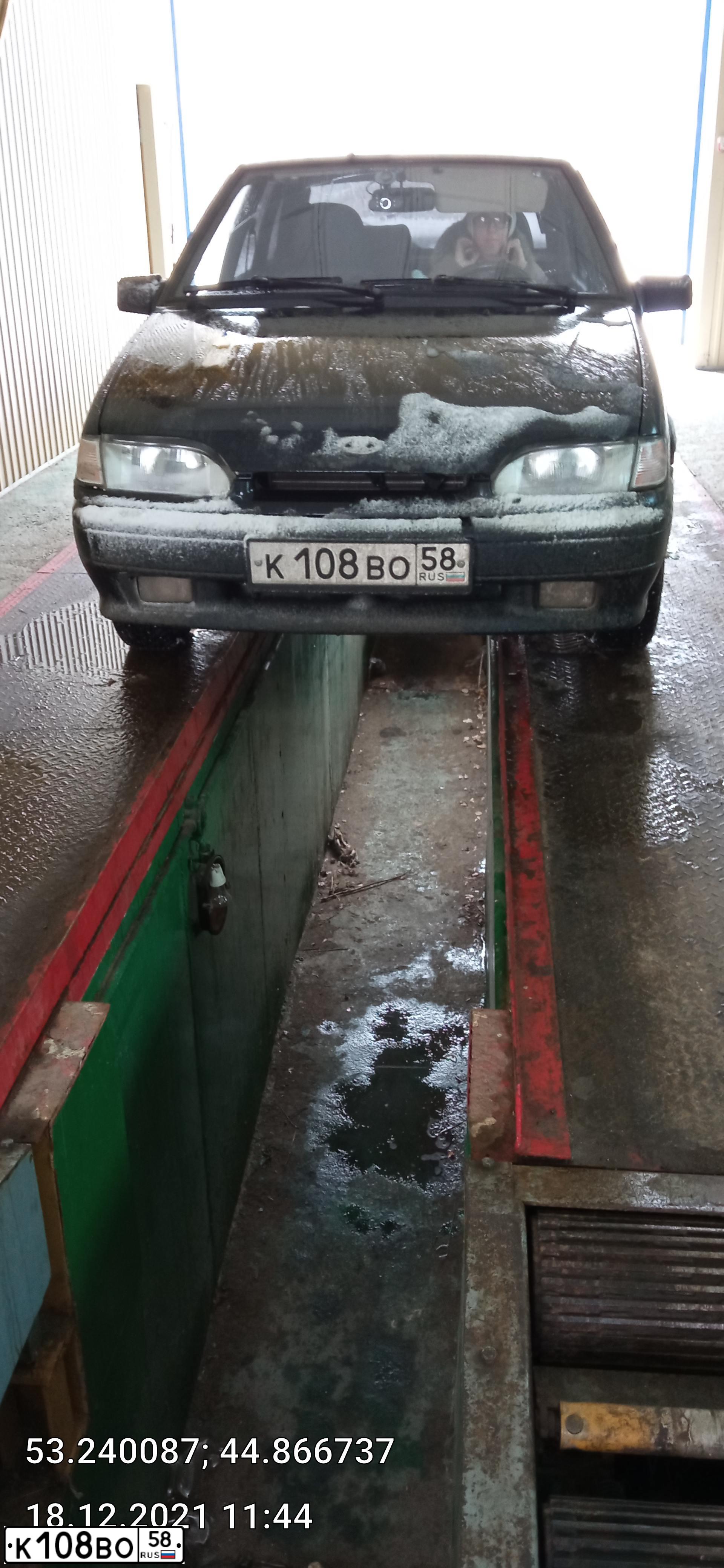 Фото автомобиля LADA 2114 SAMARA, 2006 — госномер К108ВО58. Цвет: ЧЕРНЫЙ