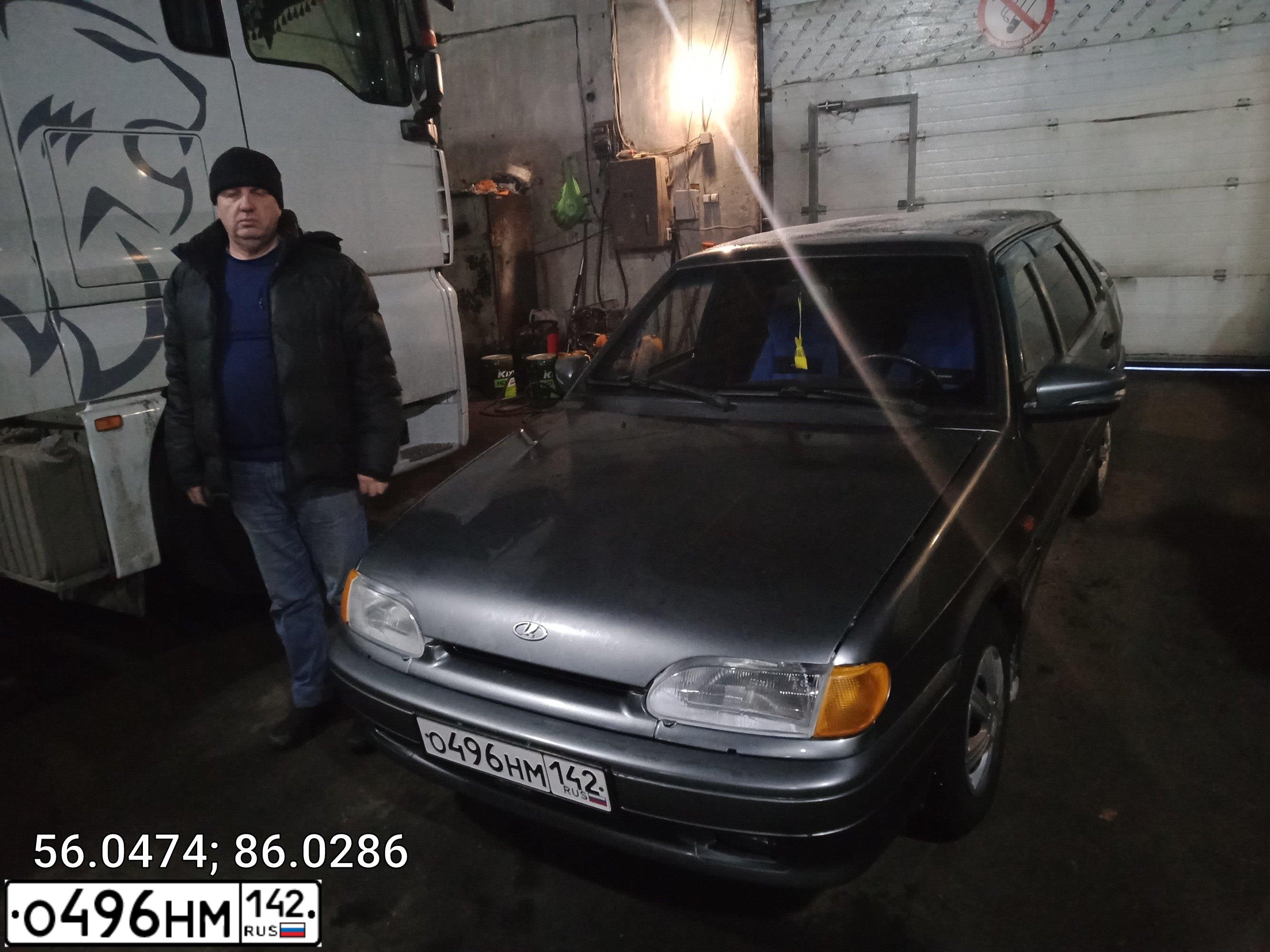 Фото автомобиля LADA 2115 SAMARA, 2007 — госномер О496НМ142. Цвет: средний серо-зеленый металлик