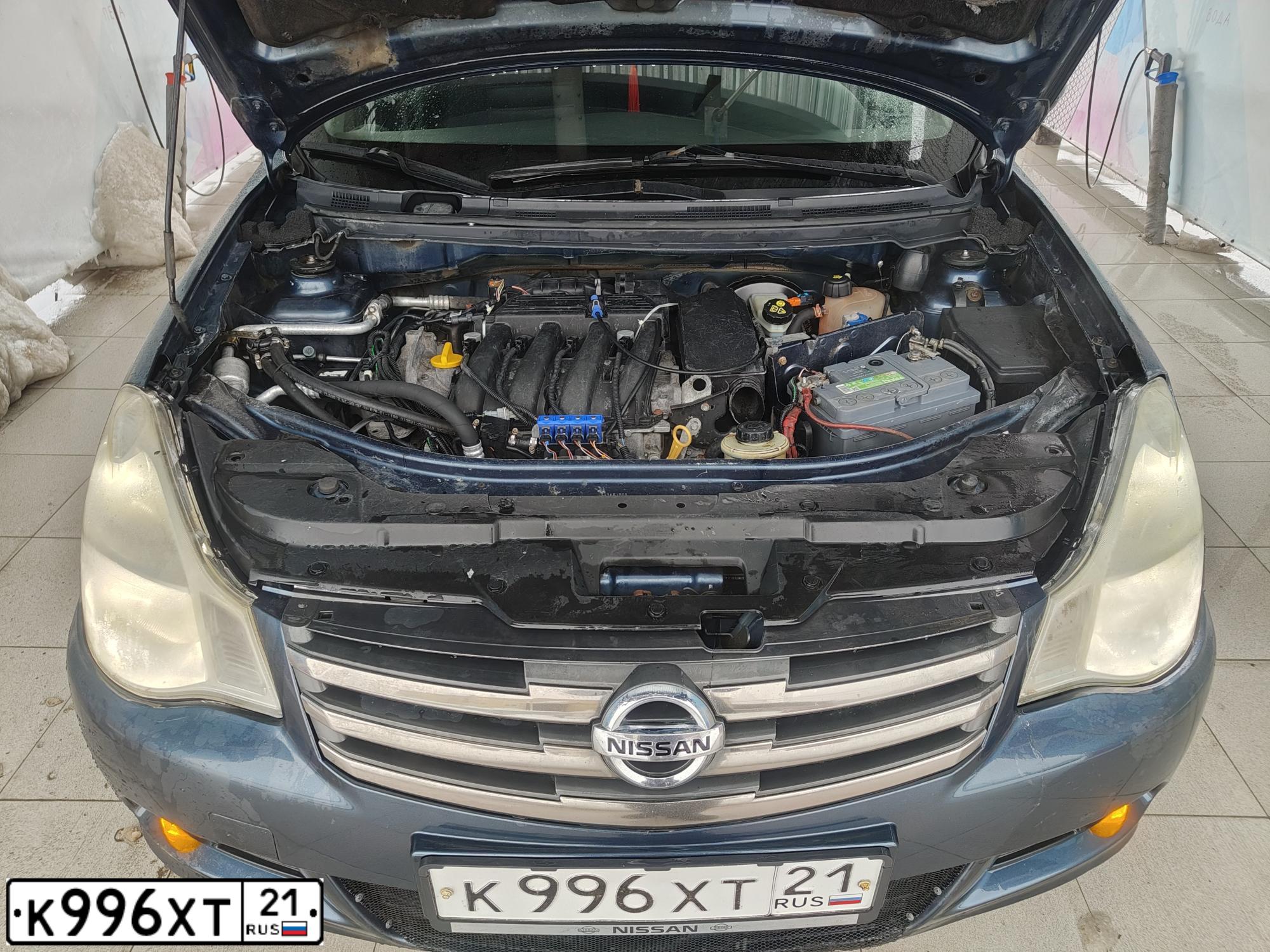 Фото автомобиля NISSAN ALMERA /AVTOVAZ/, 2013 — госномер К996ХТ21. Цвет: СЕРО-СИНИЙ