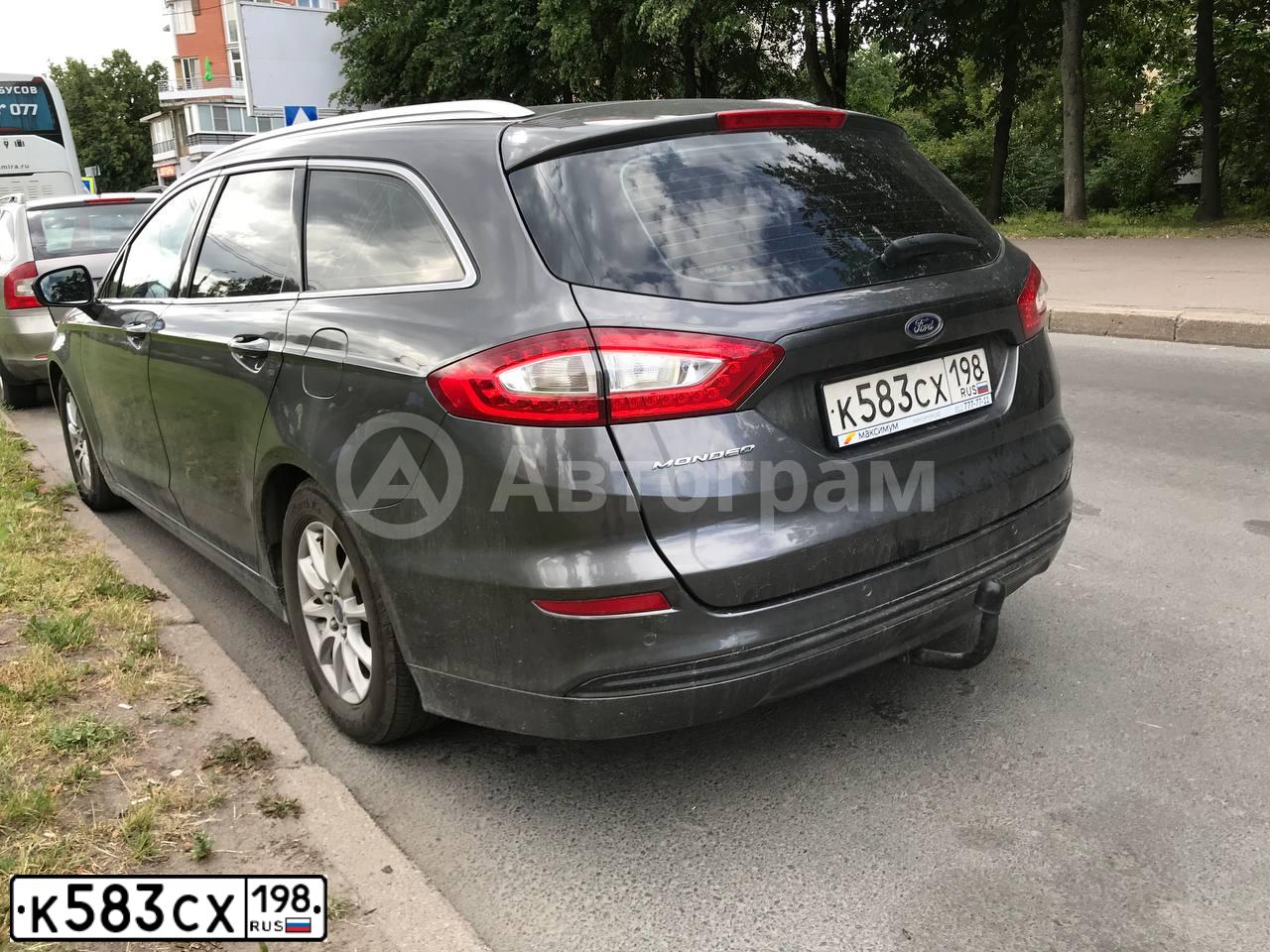 Фото автомобиля FORD MONDEO, 2017 — госномер К100КУ147