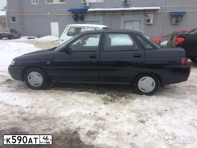 Фото автомобиля LADA 2110, 2005 — госномер К590АТ46. Цвет: ГРАФИТОВЫЙ МЕТАЛЛИК