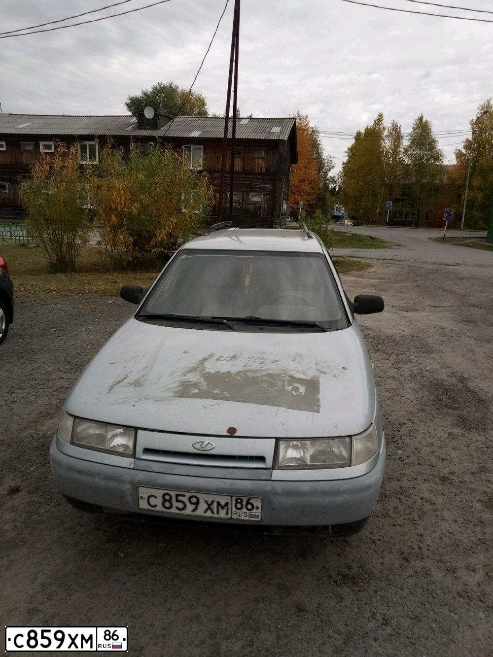 Фото автомобиля LADA 2111 LADA, 2003 — госномер С859ХМ86. Цвет: СЕРЕБРИСТО-ГОЛУБОЙ