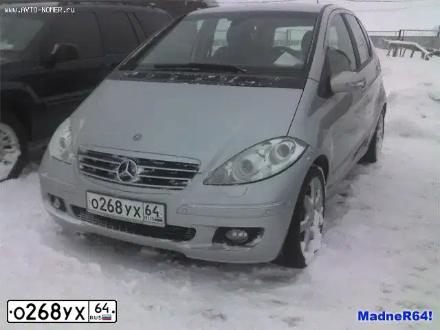 Фото автомобиля MERCEDES A-KLASSE, 2004 — госномер Н922ТВ123. Цвет: БЕЛЫЙ (СЕРЕБРИСТЫЙ)