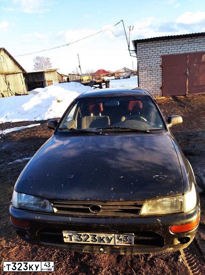 Фото автомобиля TOYOTA COROLLA, 1995 — госномер А606ОК797. Цвет: ЧЕРНЫЙ