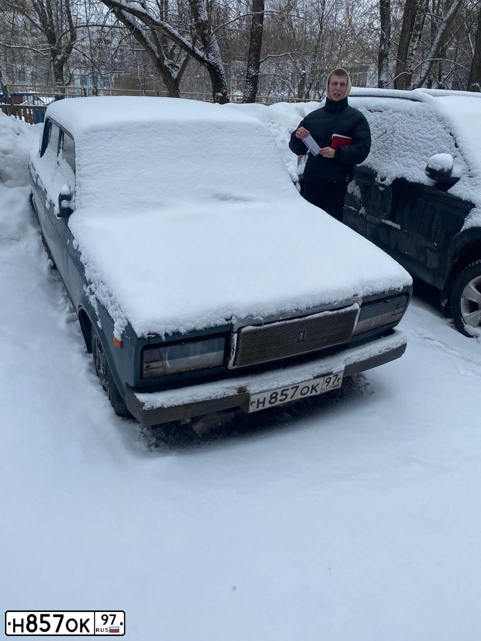 Фото автомобиля LADA 2107, 1999 — госномер Н857ОК97. Цвет: СИНЕ-ЗЕЛЕНЫЙ