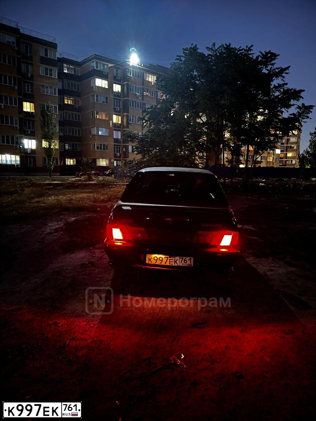 Фото автомобиля LADA 2115 SAMARA, 2010 — госномер К997ЕК761. Цвет: ТЕМНО-ЗЕЛЕНЫЙ