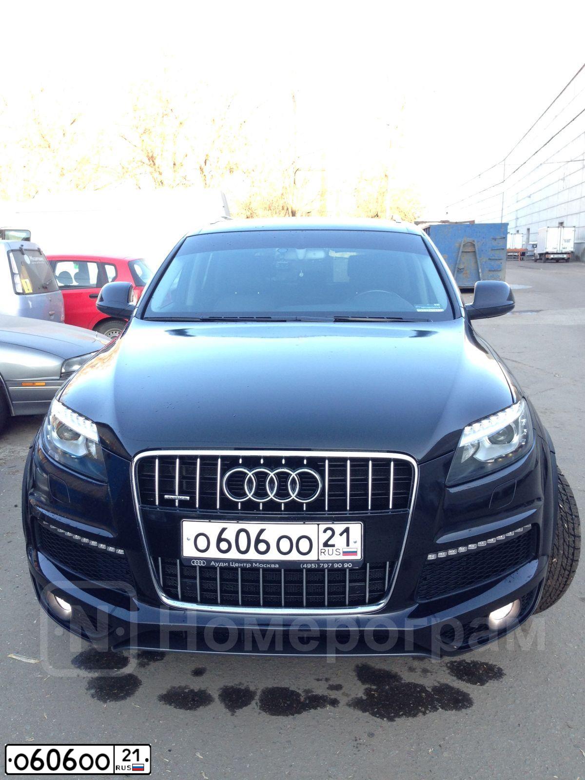Фото автомобиля AUDI Q7, 2011 — госномер А765НТ197. Цвет: ЧЕРНЫЙ