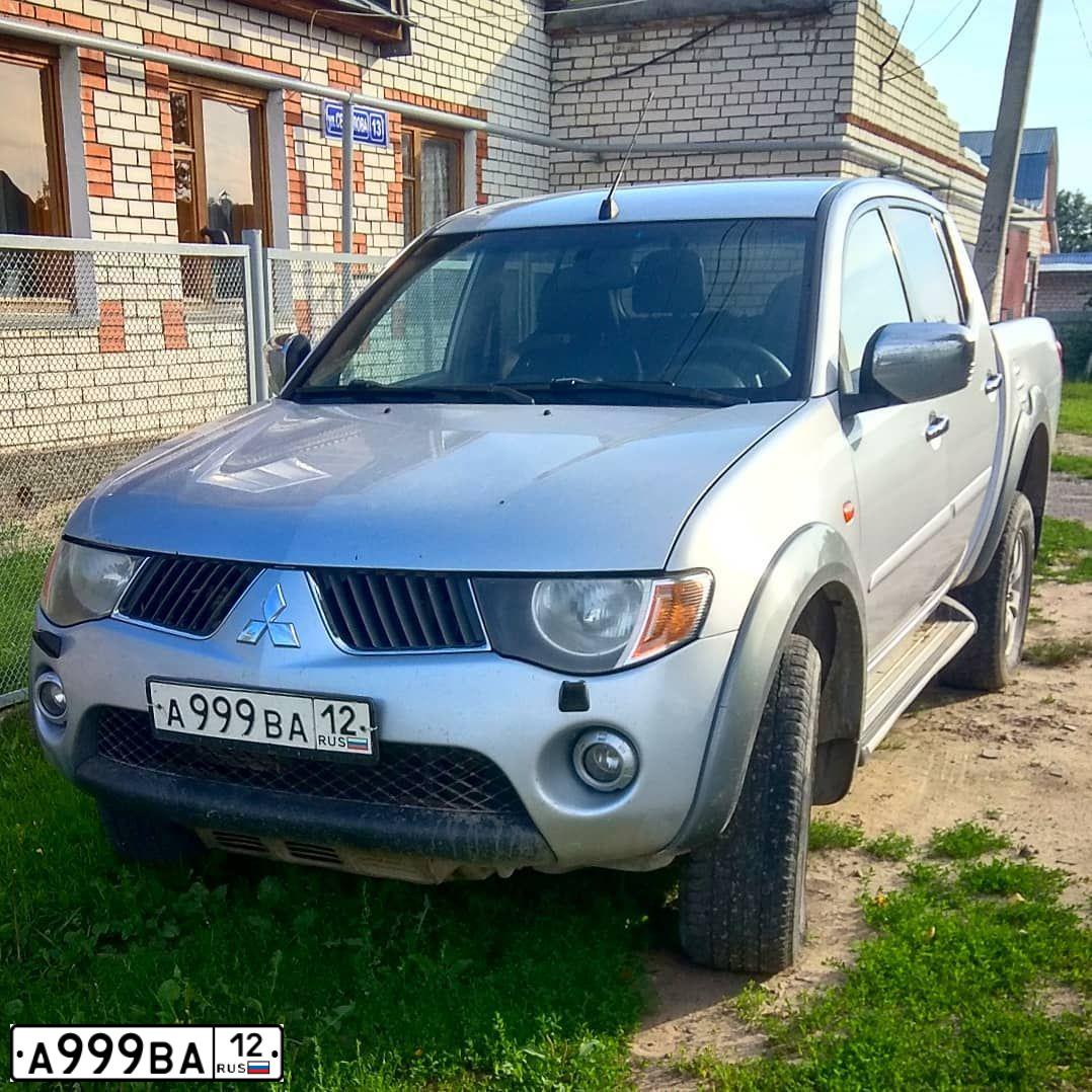 Фото автомобиля MITSUBISHI L 200, 2007 — госномер Е121ВК716