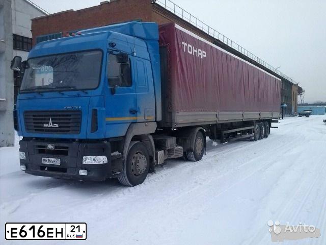 Фото автомобиля MAZ 5440 /4X2/, 2013 — госномер Е616ЕН21. Цвет: синий