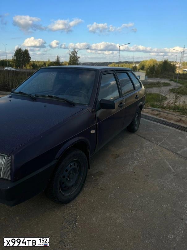 Фото автомобиля LADA 2109 SAMARA, 2000 — госномер А692ХО33. Цвет: ФИОЛЕТОВЫЙ