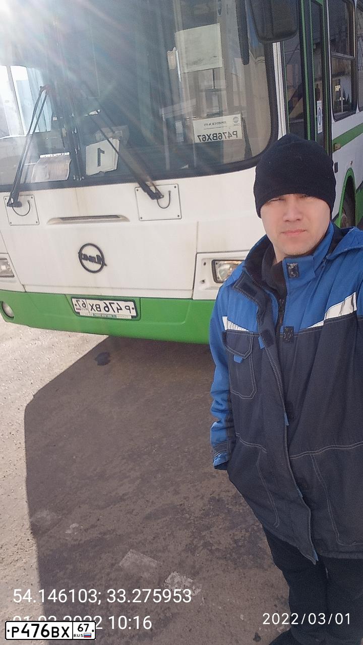 Фото автомобиля LIAZ 5256, 2007 — госномер Р476ВХ67. Цвет: БЕЛЫЙ ЗЕЛЕНЫЙ