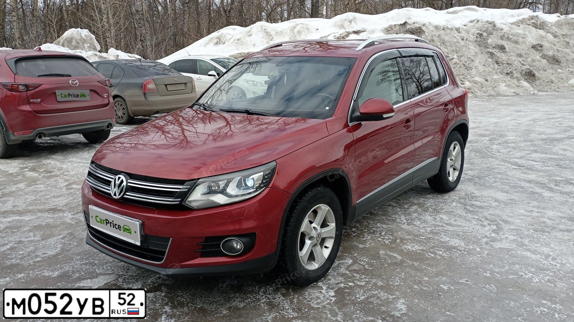 Фото автомобиля VOLKSWAGEN TIGUAN, 2011 — госномер Т591КА152