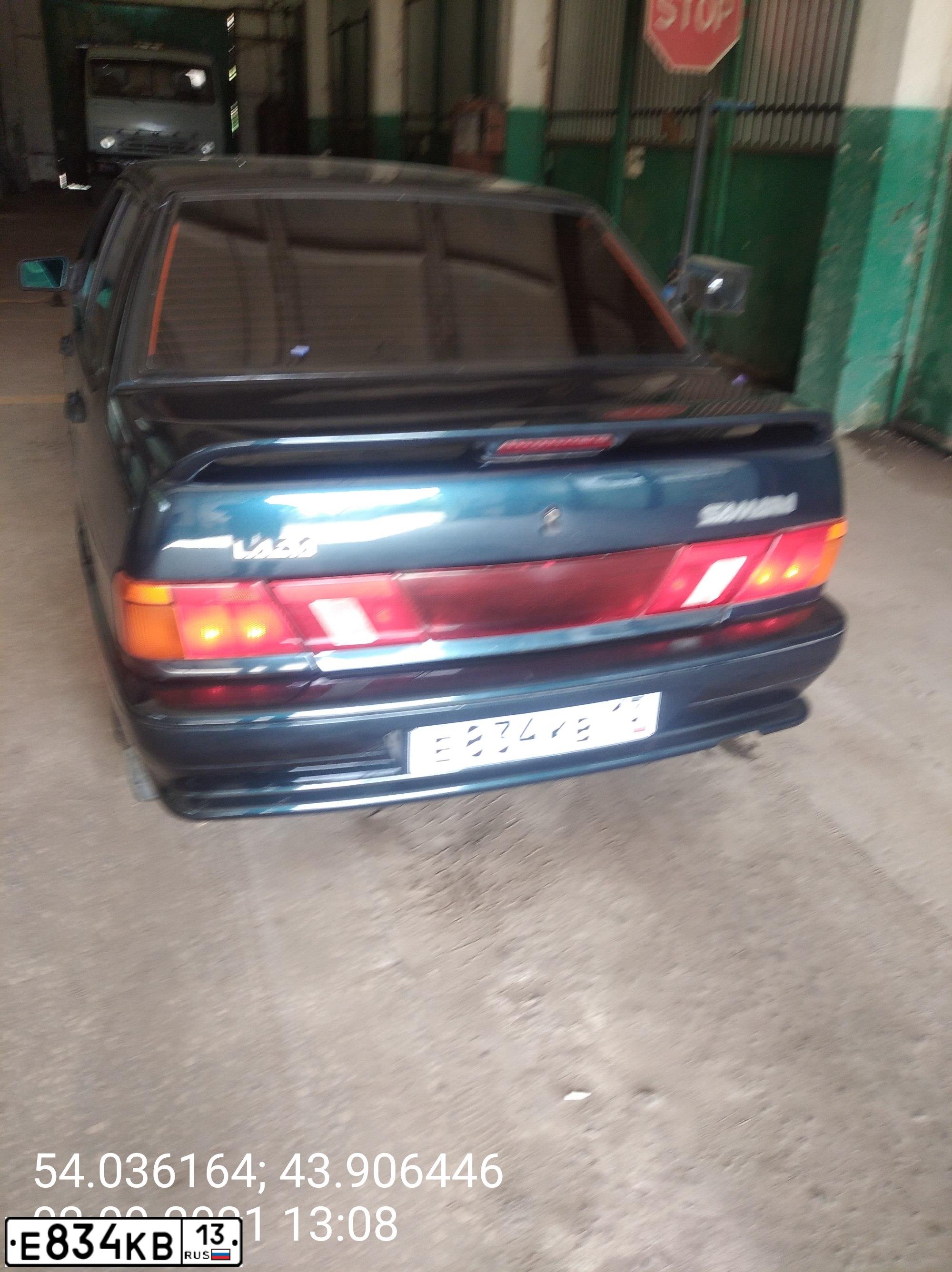 Фото автомобиля LADA 2115 SAMARA, 2007 — госномер С269ТС716. Цвет: Темно-зеленый