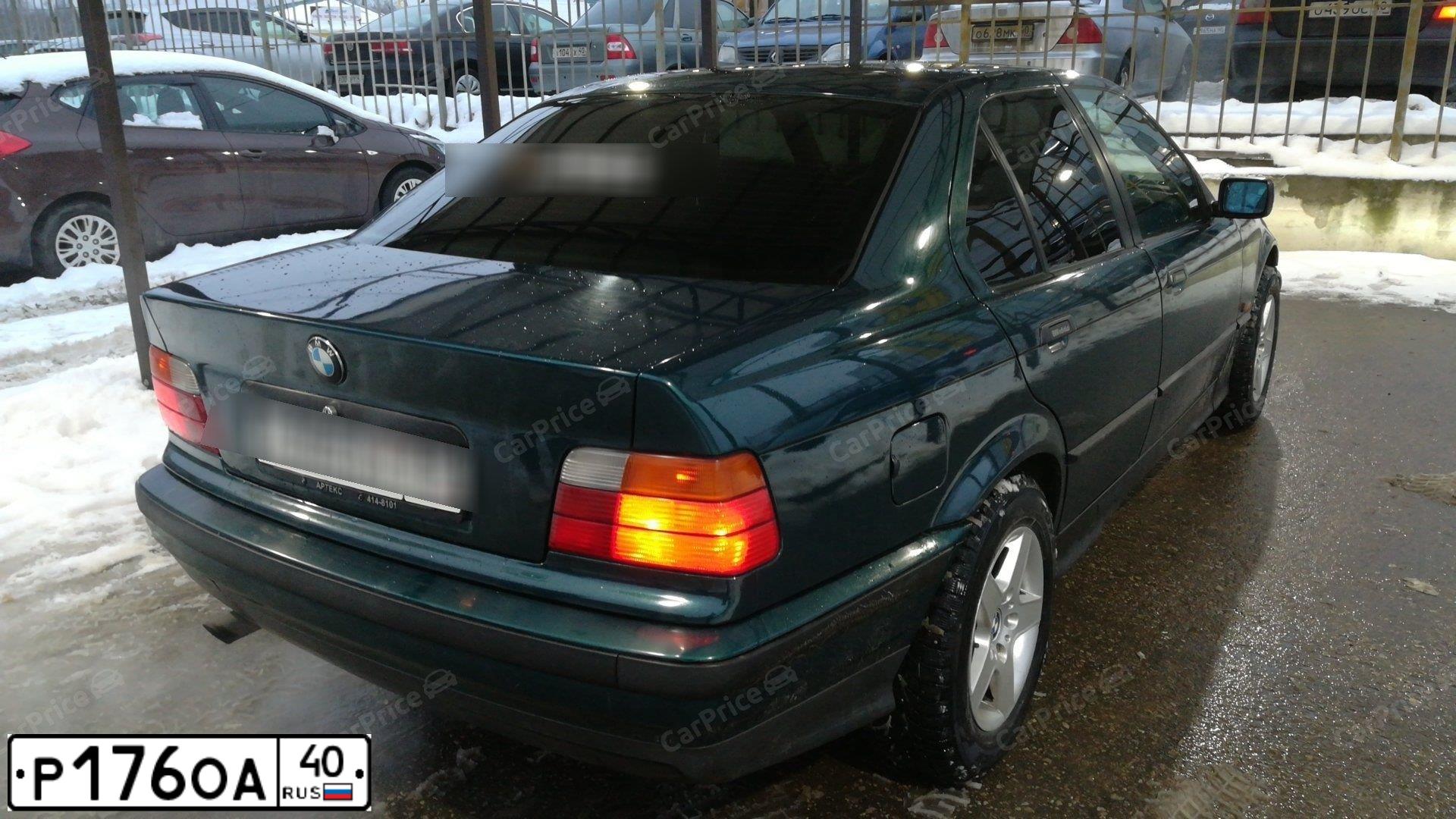 Фото автомобиля BMW SERIE 3, 1995 — госномер К809МВ790. Цвет: ЗЕЛЕНЫЙ