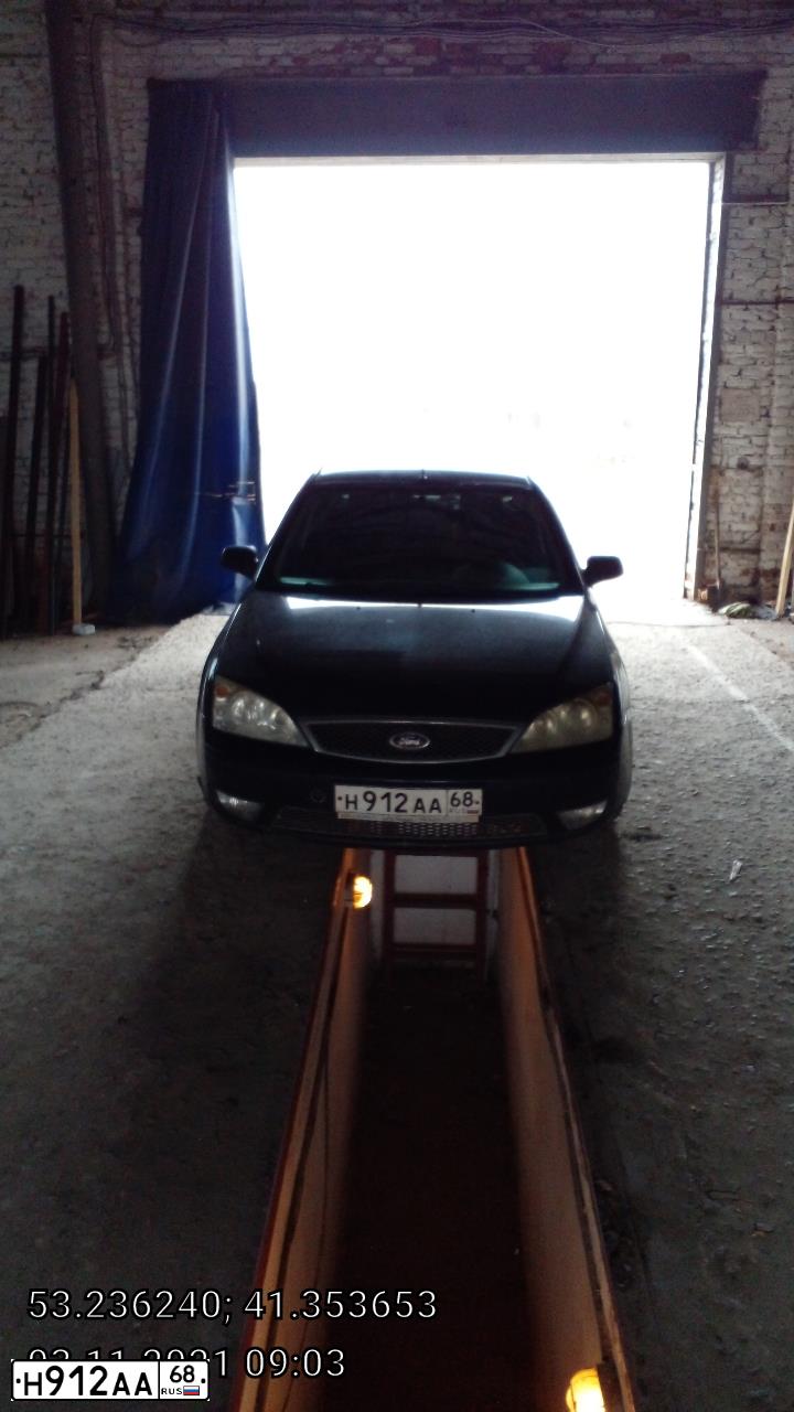 Фото автомобиля FORD MONDEO, 2003 — госномер Н912АА68. Цвет: ЧЕРНЫЙ