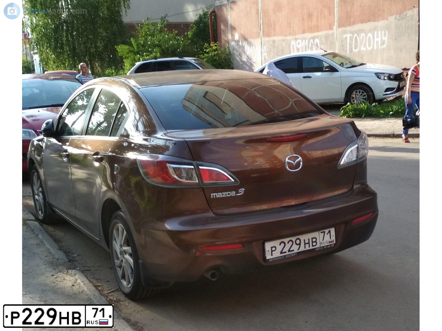 Фото автомобиля MAZDA 3, 2013 — госномер О850ММ71