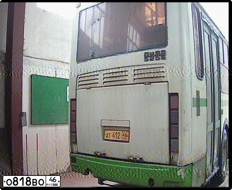 Фото автомобиля LIAZ 5256, 2008 — госномер О818ВО46. Цвет: белый зеленый