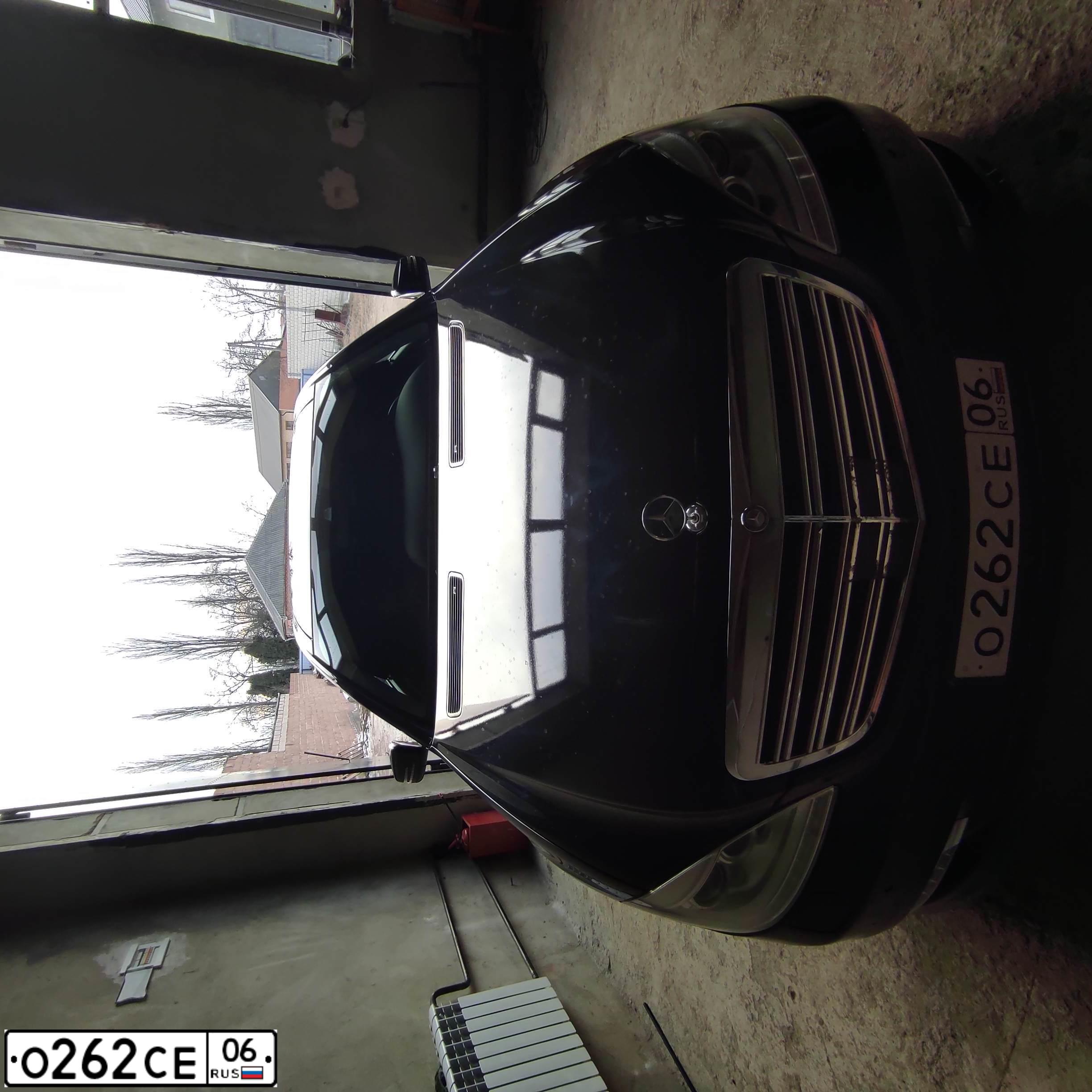 Фото автомобиля MERCEDES-BENZ S350, 2013 — госномер В264КР06. Цвет: ЧЕРНЫЙ
