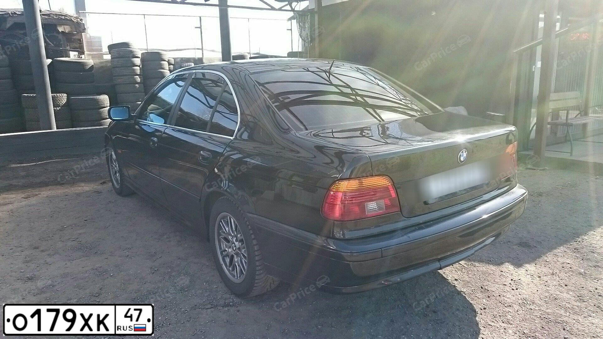 Фото автомобиля BMW SERIE 5, 2002 — госномер А663ОВ147. Цвет: ЧЕРНЫЙ