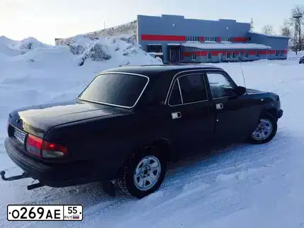 Фото автомобиля GAZ 3110 WOLGA, 1997 — госномер О269АЕ55. Цвет: ЧЕРНЫЙ